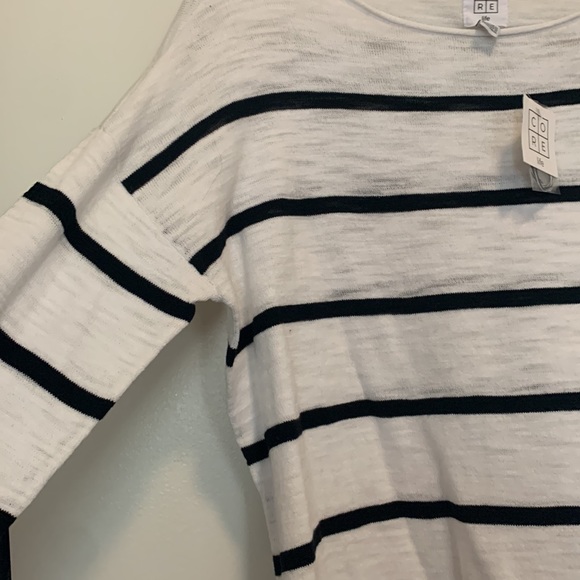 Core life white stripped long sleeve - Picture 3 of 5